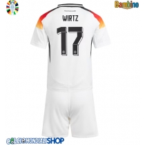 Maglie da calcio Germania Florian Wirtz #17 Prima Maglia Bambino Europei 2024 Manica Corta (+ Pantaloni corti)